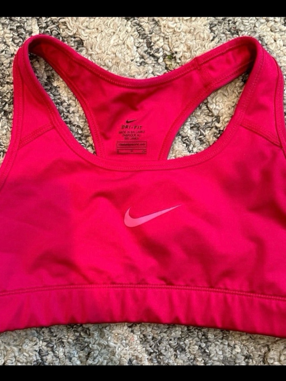 Nike Sports Bra - Bright Pink Racerback